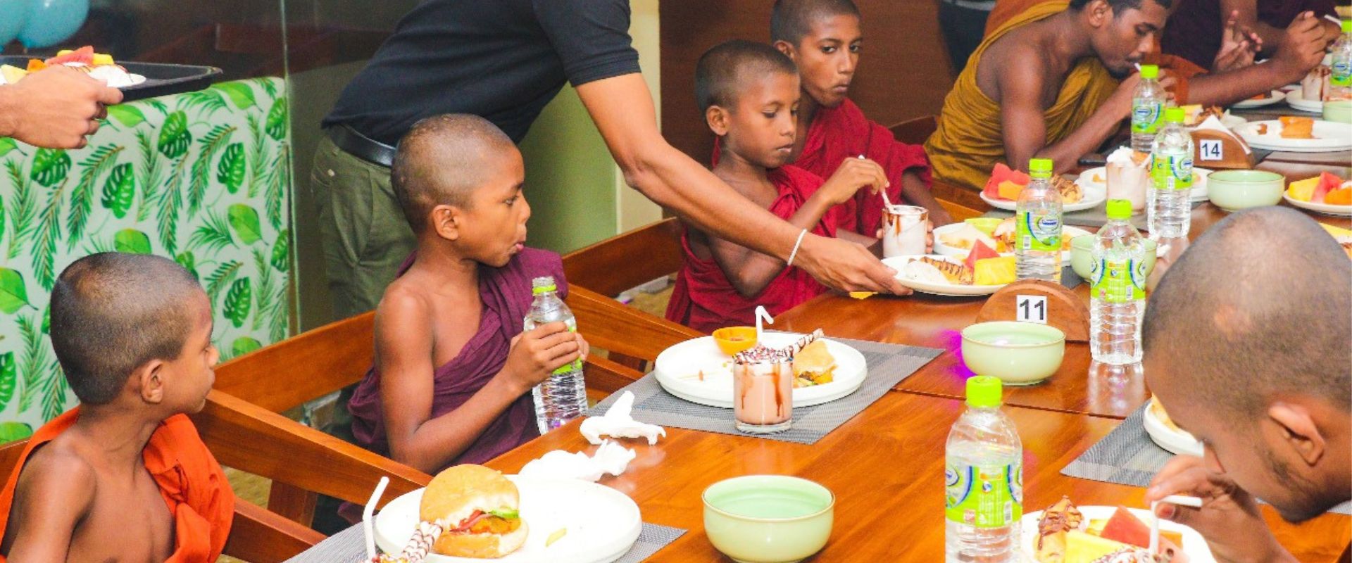 Celebrating Children's Day: A Special Event for Little Samanera Thero at Cafe Kandy Road